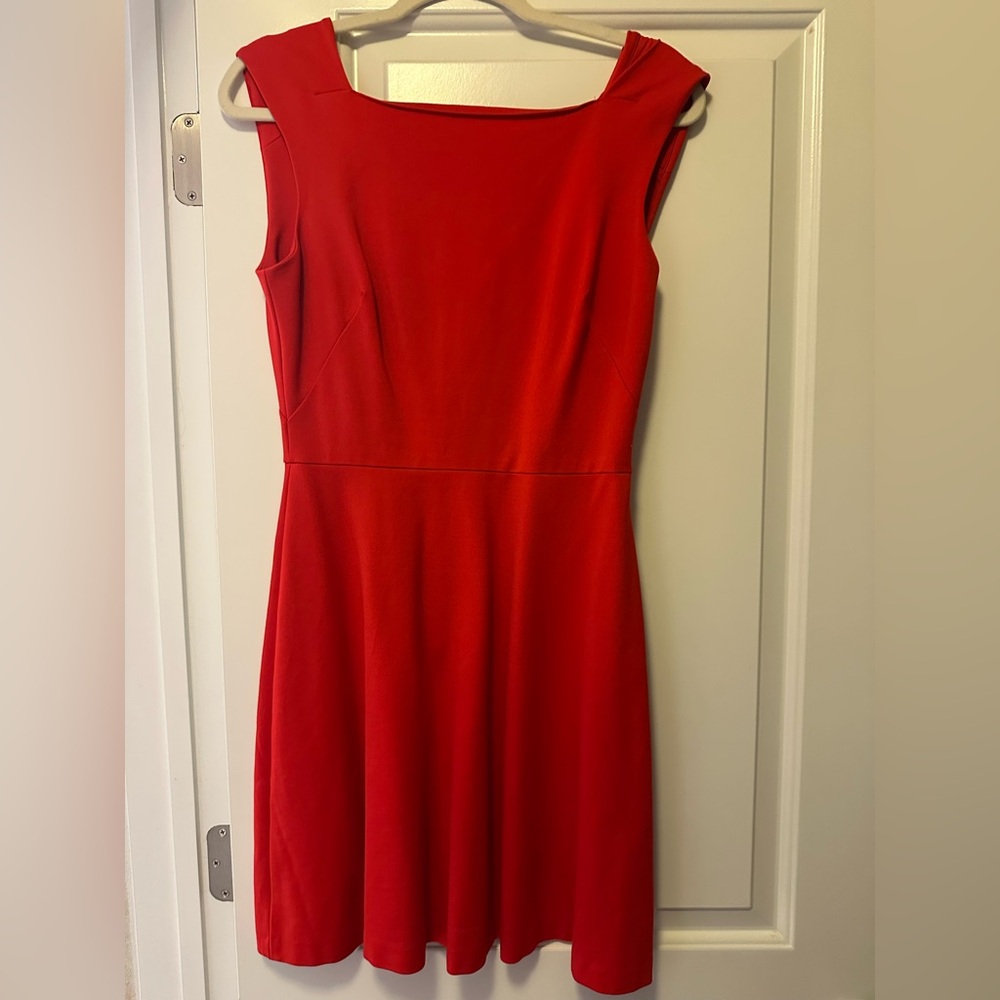 1. State Vibrant Red Midi Dress